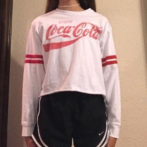 Long sleeve cropped shirt